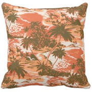 napili bay, decorator pillow, tropical, hawaiian, island, beach, palm trees, aloha shirt