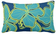 decorator pillow, Kailua hibiscus, floral, flowers, Hawaiian, Hawaii, tropical