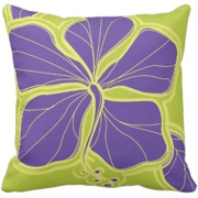 decorator pillow, Kailua hibiscus, floral, flowers, Hawaiian, Hawaii, tropical