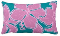 decorator pillow, Kailua hibiscus, floral, flowers, Hawaiian, Hawaii, tropical