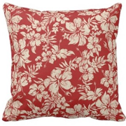 decorator pillows, hibiscus pareau, floral, Hawaii, Hawaiian