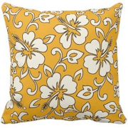 decorator pillows, malia hibiscus, floral, Hawaii, Hawaiian, cabana stripe, pareau