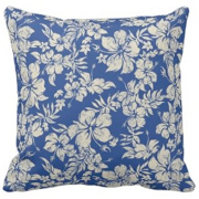 decorator pillows, hibiscus pareau, floral, Hawaii, Hawaiian