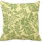 decorator pillows, waikiki hibiscus, floral, Hawaii, Hawaiian, pareau, leaf, leaves