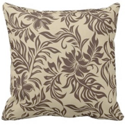 decorator pillows, waikiki hibiscus, floral, Hawaii, Hawaiian, pareau, leaf, leaves