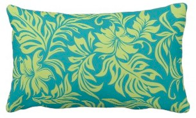 decorator pillows, waikiki hibiscus, floral, Hawaii, Hawaiian, pareau, leaf, leaves