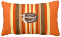 decorator pillows, pipeline, surfboard, surfers, surfing, Hawaii, Hawaiian, stripes, koa wood, beech wood